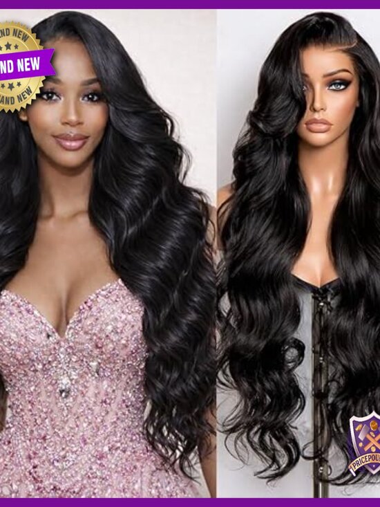 30 Inch Body Wave Lace Front Wig Human Hair 200 Density Pre Plucked main image 6